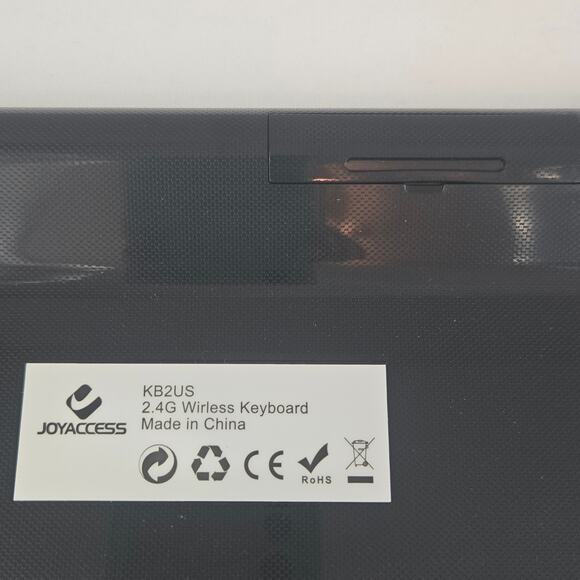 JoyAccess KB2 Slim Wireless Full Keyboard Gray & Silver with 2.4G USB Receiver - Picture 6 of 11